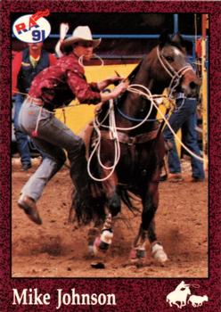 1991 Rodeo America Set B #61 Mike Johnson Front